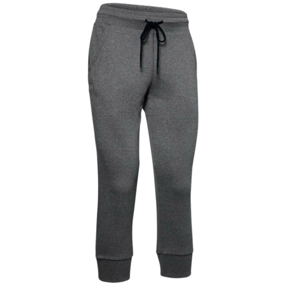 Under Armour Women's UA Tech Capris Pants Gym Swetpants 1351100 - NWT GRAY - XS - Picture 2 of 7